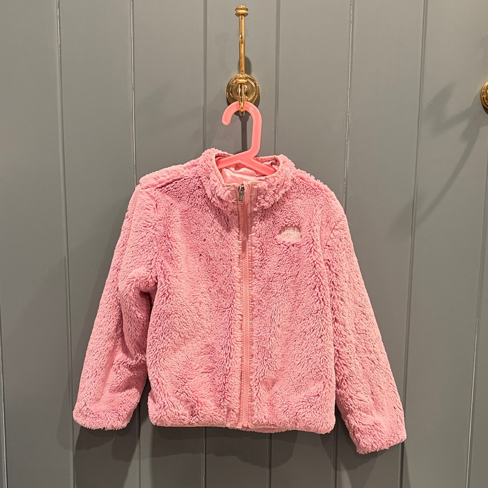 The North Face Kids Pink Fleece Jacket